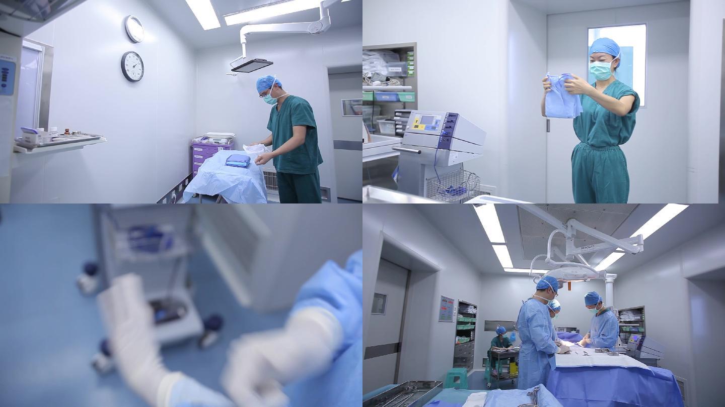 手术室视频素材，现代医疗技术的视觉见证