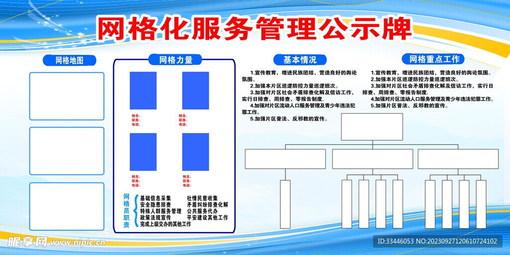 医院人员公示牌图片，透明化管理的窗口